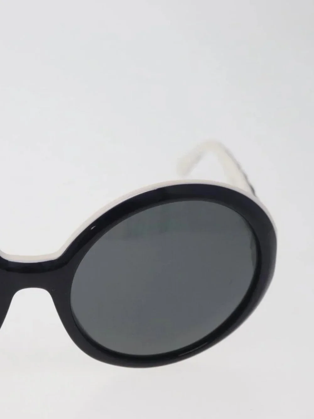 CHANEL Sunglasses plastic Purple CC Auth ka3691A
